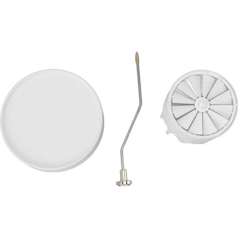 Bloc multifonctionnel pour couteaux avec planche à découper blanche et support pour couvercles de casseroles, idéal pour l'organisation du plan de travail et le rangement de la cuisine. Fixation mural