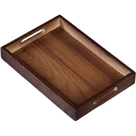 Fait main bambou thé plateau japonais style plateau de service pour café cuisine table living room bois color medium (1/5)