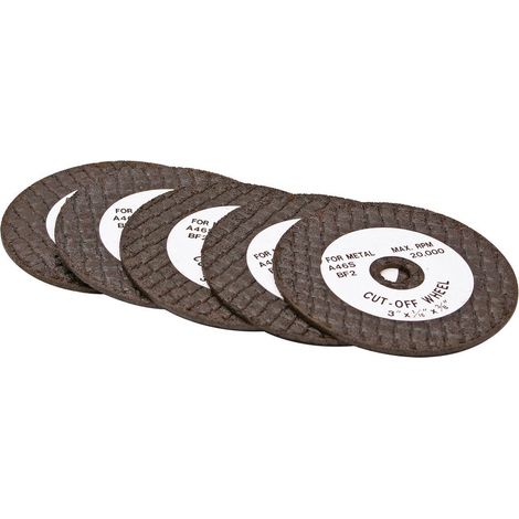 SIP 3" Air Cut-Off Tool Replacement Disc - L0.3 x W7.5 x H7.5 cm (1/3)