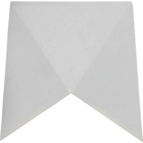 Applique murale extérieure étanche à LED, luminaires muraux extérieurs modernes en aluminium blanc (1/5)