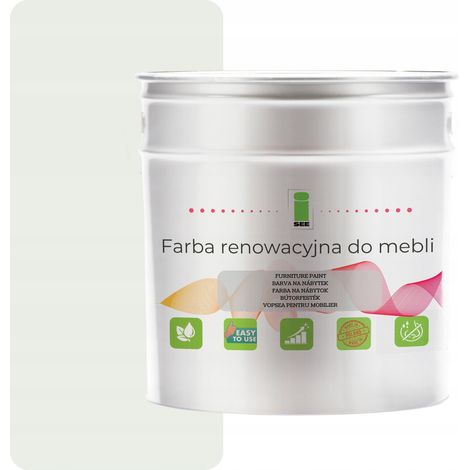 Peinture pour meubles de cuisine 9003 blanc satiné 2,5 L pour façades en bois 2 en 1 (1/5)