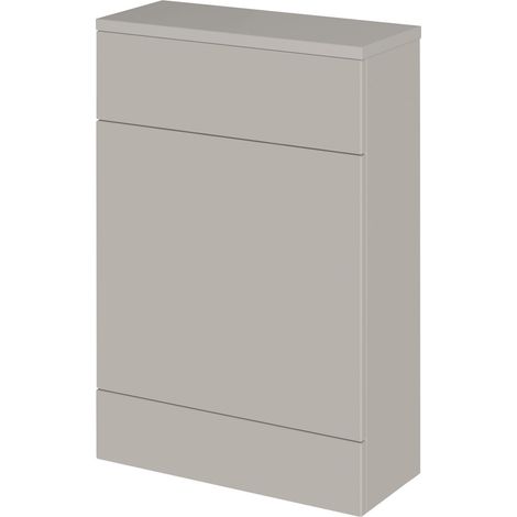 Alrewas Contemporary Floor Standing WC Unit, Pebble Grey, 600mm