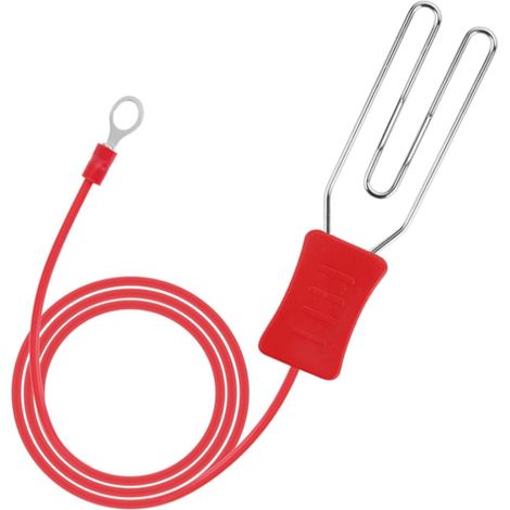 Connecteur de clôture électrique en forme de cœur – Câble en acier inoxydable robuste pour électrificateur à clôture, clip résistant aux intempéries pour systèmes de clôtures en polywire, ruban