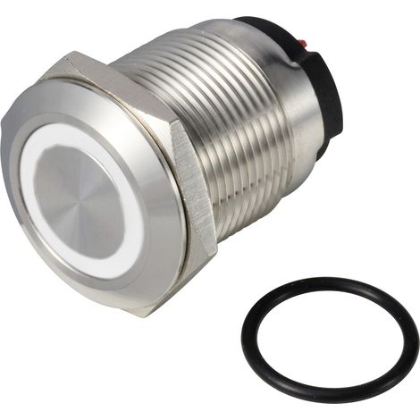 TRU COMPONENTS TC-13224228 ONPOW6319F-10ZE/Q/W/12V/S Drucktaster 36 V DC/AC 2 A 1 x Aus/(Ein) rasten (1/3)