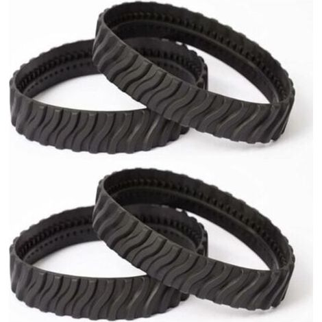 4 rieles adaptables para neumáticos Zodiac MX6, MX8 y MX9, limpiador de piscinas robótico Baracuda R0526100 (varios modelos) (1/5)