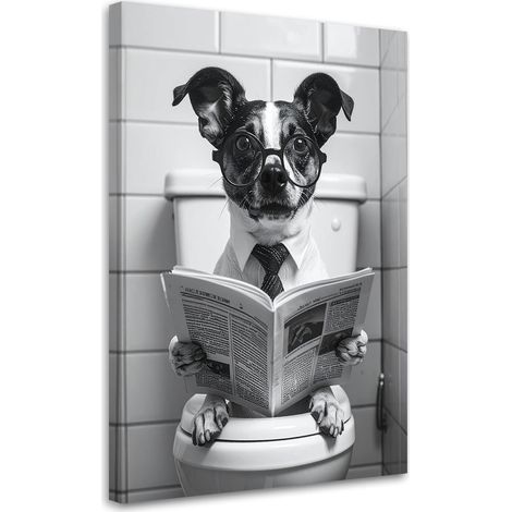Stampe su Tela, Cane nel bagno, 20x30 (1/5)