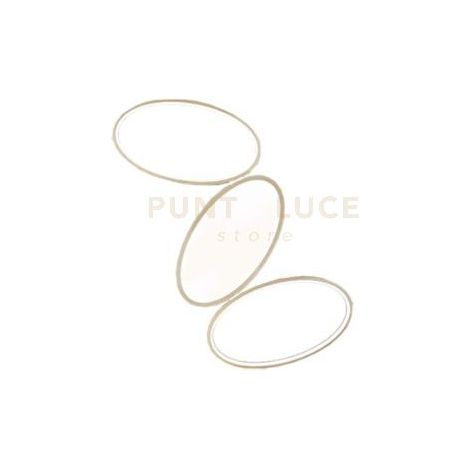 PLAFONIERA A LED RICE PICCOLA ORO 3000K 1200LM 25W 40X63CM