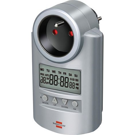 Digital Programmer with 20 Programs, 16A Plug, Weekly Timer, Indoor Use (1/5)