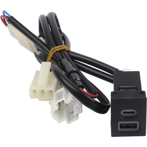 USB de voiture adaptateur de charge rapide compatible PD et