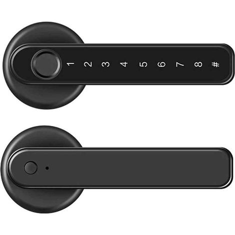 TT Lock – Graffiti-Schutz für Schlafzimmertür, Holztür, Fingerabdruckschloss, Homeoffice, Kugelschloss, Türschloss, Türgriff, Smart Lock