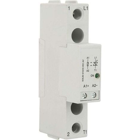 Ulisem Relais statique, carte de relais statique SMT48 DIN Rail, module de commutation de relais SSR CA à commande CC (SMT4810)