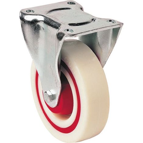 Roulette industrielle Fixe Guitel Hervieu, Acier galvanisé, Ø 125mm, 200kg ( Prix pour 1 )