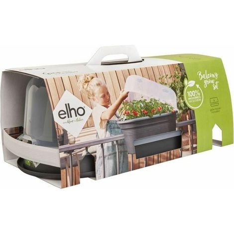 Elho Gb Balkonpflanzenset 55 Schwarz