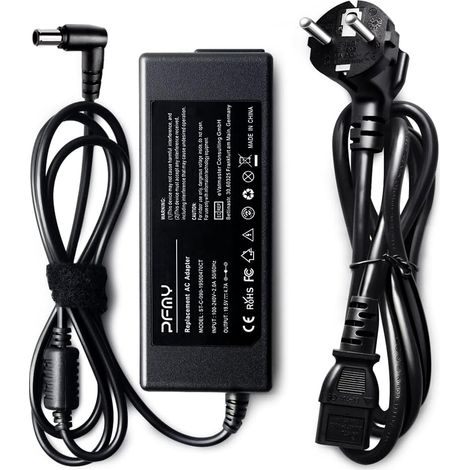 Alimentation Ordinateur Portable Chargeur Adaptateur 90W 19,5V 4,7A AC Adapter pour Sony VAIO PCG VGN VGP Serie Notebook Laptops VGP-AC19V31 VGP-AC19V36 VGP-AC19V37 VGP-AC19V42 Power Charger (1/4)