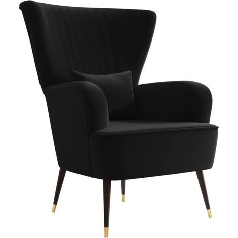 Sillón Orem 111, Magic Velvet 2219, 103x82x85cm, Tapiz, Patas: Metal, 0