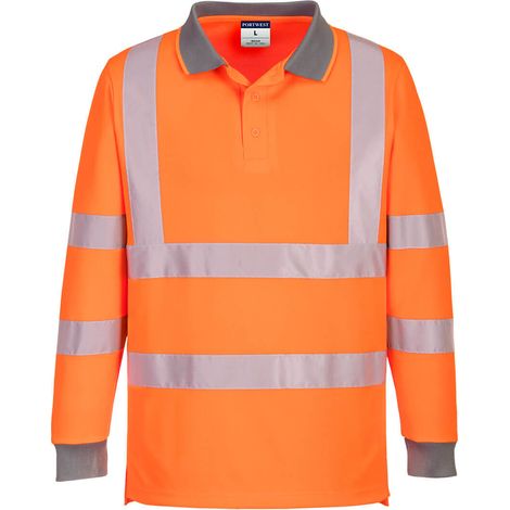 Polo M/L de alta visibilidad Eco (Pack 6) - Confort y Sostenibilidad - Naranja - Talla XXL
