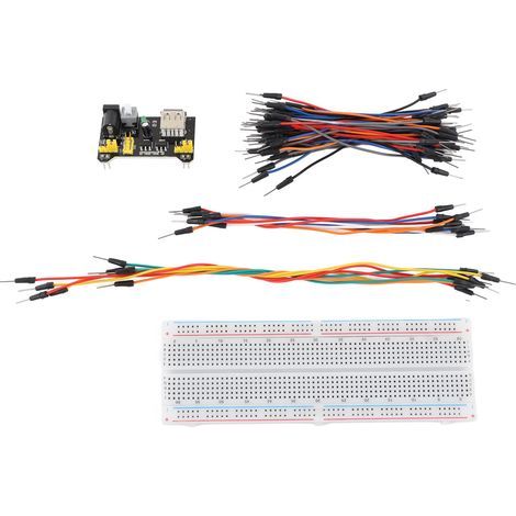 830-Point Power Supply Module, 3.3V/5V, with Connecting Wire Kit, for DIY Circuit Projects (1/5)