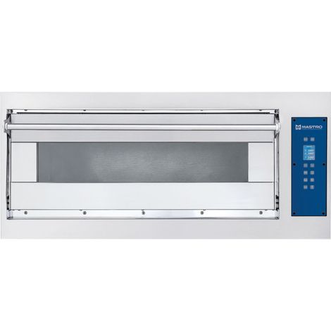 Four électrique boulangerie pour 3 plateaux 60x40 cm h 27 cm avec vapeur, contrôle digital - VIRTUS