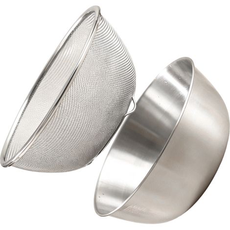 Filtro a rete in acciaio inox, cestello di scolo, -19CM