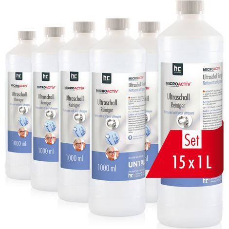 15x 1 L Microactiv® Ultraschallreiniger für Ultraschallbad