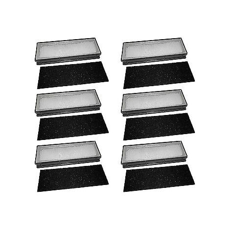 6-teiliges HEPA-Filter-Staubsauger-Ersatzteilset für Ecovacs M88 900 901