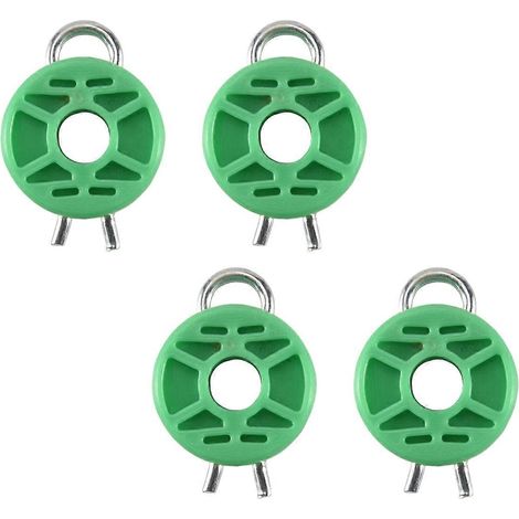 Lot de 4 galets de guidage pour lève-vitre électrique avant pour 9-5, 9-3 et 900 (1/5)