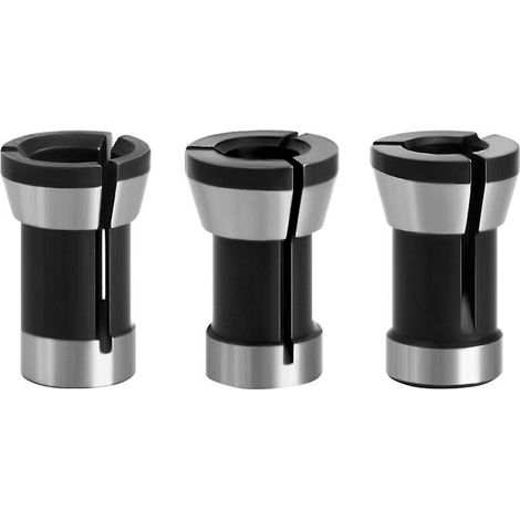 Jeu de 6 mandrins à pince pour adaptateur de perceuse, fraiseuse et accessoires de travail du bois (1/5)