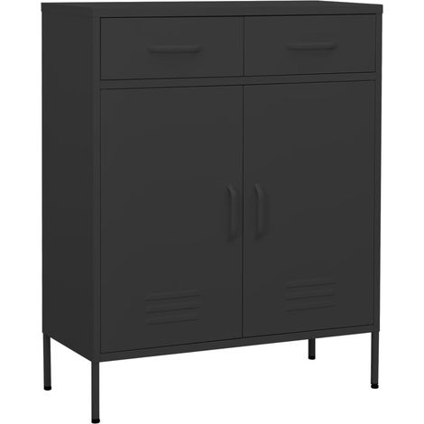 Lagerschrank Anthrazit 80x35x101,5 cm Stahl