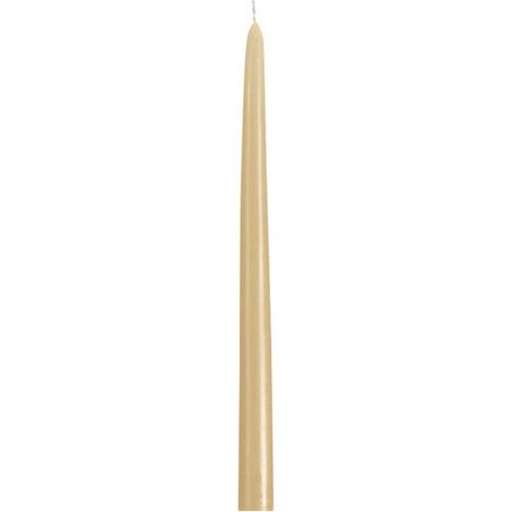 LA FRANCAISE - Bougie flambeau diamètre 22mm hauteur 290mm taupe