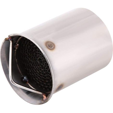 pour catalyseur moto 48mm 51mm tuyau d'échappement DB Killer, universel en acier inoxydable moto tuyau d'échappement silencieux silencieux insérer éliminateur(5),A