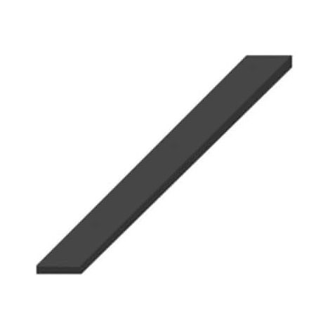 Bande caoutchouc spongieux epdm croûté 4 faces noir 30x5mm longueur 1m