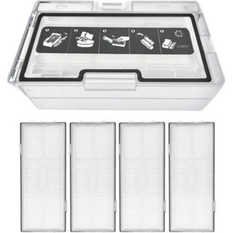 Pour Roborock S8 Pro Ultra S8 S8+ Accessoires Filtre BoîTe à PoussièRe Robot Aspirateur PièCes de Rechange ACCESSOIRE D’ASPIRATEUR (1/4)