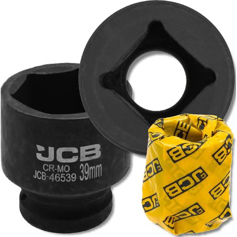Bussola a impatto JCB da 3/4" 16 mm a 6 punte in acciaio Cr-Mo