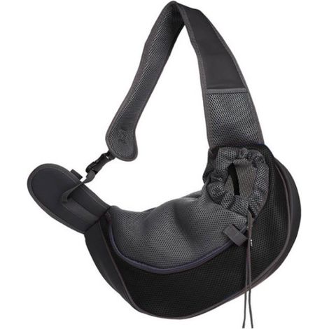 Borsa per il trasporto di cani, borsa per il trasporto di animali domestici, borsa a tracolla, tracolla per il trasporto di cani, tracolla per il trasporto a mani libere, borsa a tracolla regolabile, (1/5)