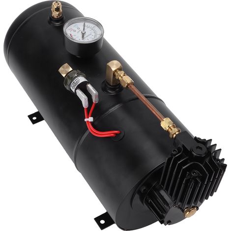 Klaxon 12V compresseur 3L 150PSI, avertisseur pneumatique de rechange pour voiture, camion, bateau, train, modification robuste (1/5)