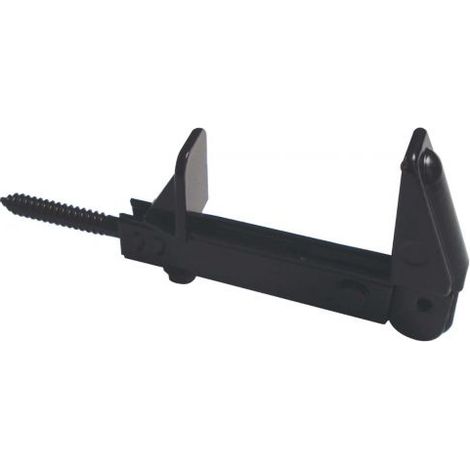 FERMAIMPOSTE A VITE MM.120 NERO CON FERMO