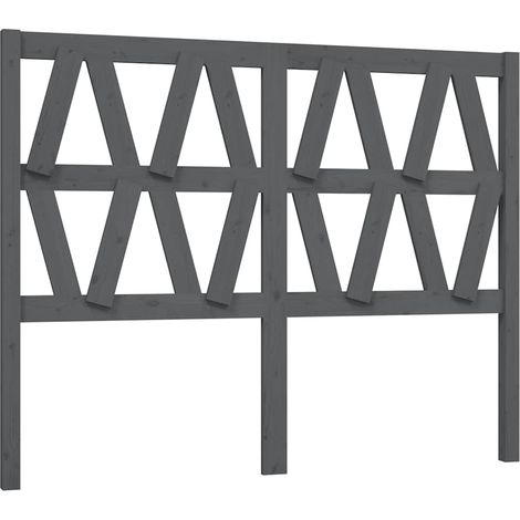 Maison Exclusive - Cabecero de cama madera maciza de pino gris 14 (1/5)