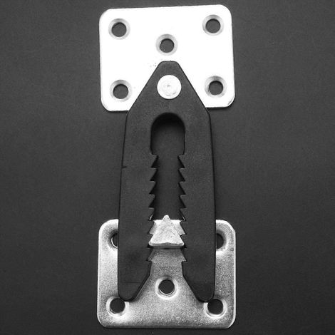 Ecksofaverbinder, 4-teilig, Metallverbindung in Krokodilform (1/5)