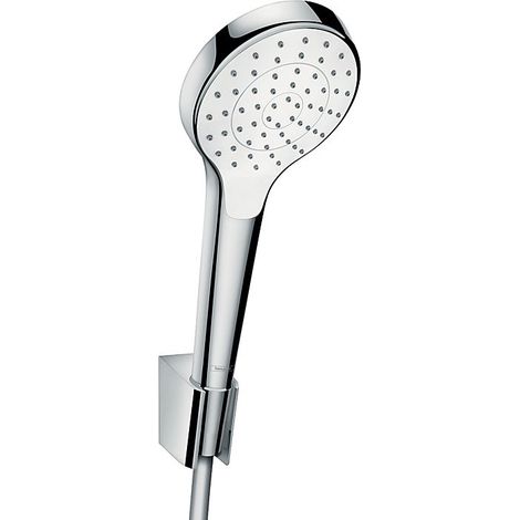 Hansgrohe Croma Select S Ensemble support mural et douchette 1jet avec flexible de douche 125 cm, 26420400 (1/4)