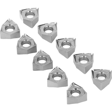10 Wendeschneidplatten aus Aluminiumlegierung, indexierbare Fräseinsätze für CNC-Drehmaschinen (1/5)
