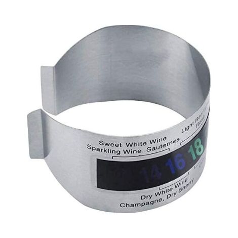Thermomètre vin rouge capteur température inox digital LCD pour bière champagne brasserie maison (1/5)