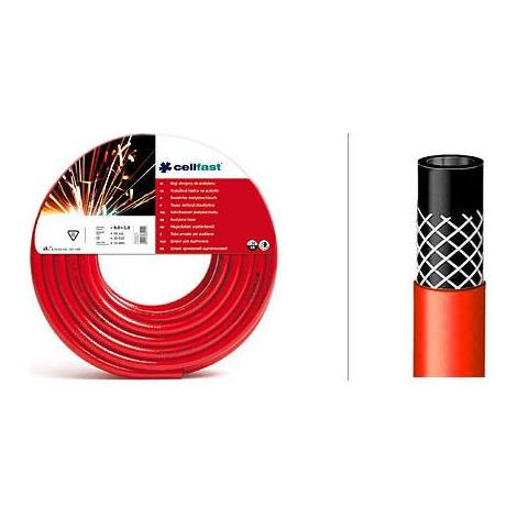 Tubo flessibile per acetilene Cellfast 9x3x50m