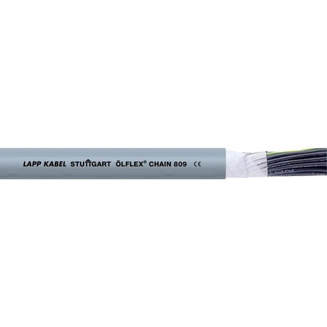 [NEUWERTIG] B-Ware Lapp Schleppkettenleitung Steuerleitung ölflex Chain 809 Grau 4 G 0.5 Mm² 100 M