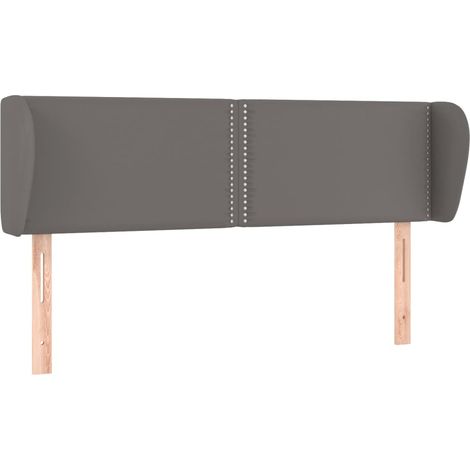 Maison Exclusive - Testiera ad Orecchio Grigio 147x23x78/88 cm in Similpelle (1/5)
