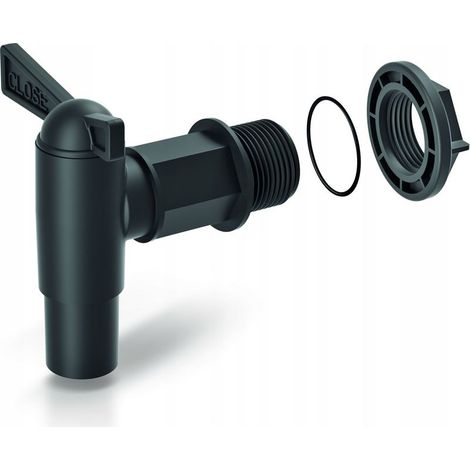 ACCESSOIRE DU RÉSERVOIR D'EAU - TAP CANTAP 2, DIMENSIONS (MM) 150X40X160, COULEUR NOIRE WATERFORM ZA4750 (1/5)