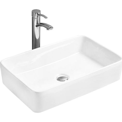 Mexen Catia Aufsatzwaschbecken 61 x 41 cm, Weiß - 21316100 (1/2)