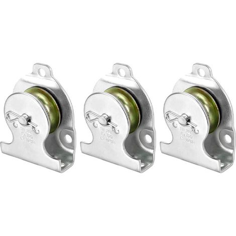 GABRIELLE 3PCS Puleggia di sollevamento Puleggia rotante Puleggia singola Puleggia singola Blocco puleggia Puleggia rotante in metallo Puleggia con cuscinetto a sfere Pulegge a gancio singolo (1/5)