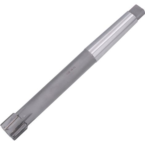 Alésoir machine carbure cémenté queue conique outil perçage fraisage acier carbone fonte 36mm H8 YG 6 lames (1/5)