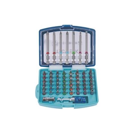 TECWERK Bitsortiment 57-tlg.Schlitz/PH/PZD/TX/TX-BO/6Kt.TECWERK