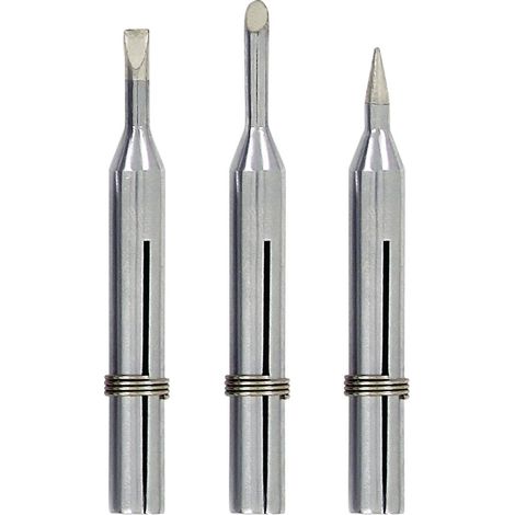 Set punte saldatura LONG-LIFE 15W inclinato/punta a matita/forma a scalpello B.4mm
